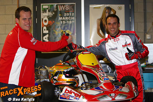 AVG Racing Birel Anton van Grunsven en Arnaud Kozlinski